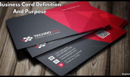 Business Card Definition And Purpose