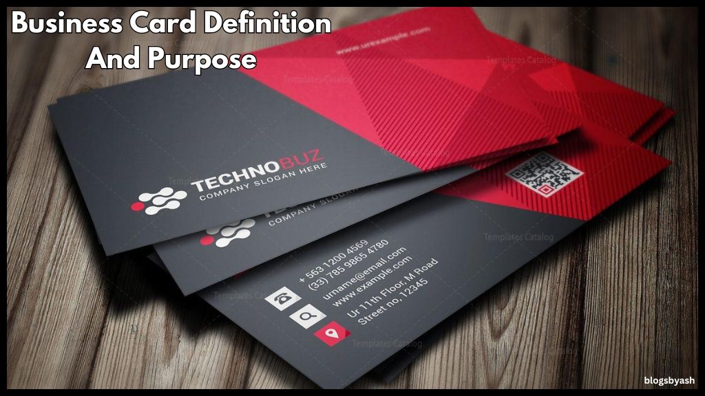 Business Card Definition And Purpose